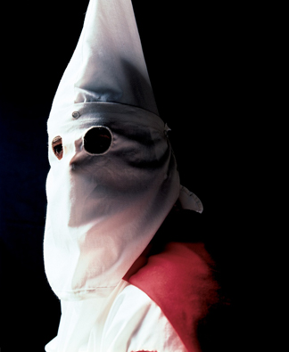 Peignoir Ku Klux Klan au musée — Photo éditoriale © lokki61099